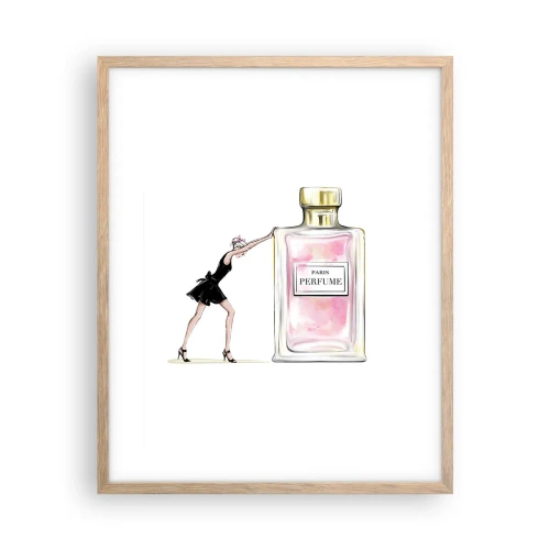 Affiche dans un chêne clair - Poster - L'essence des femmes - 40x50 cm