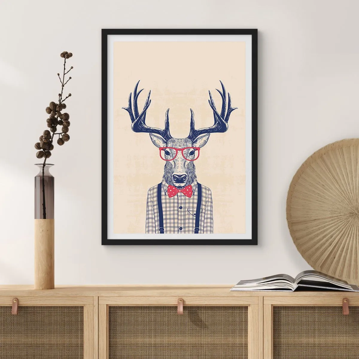 Affiche dans un cadre noir - Poster - Une extravagance amusante - 30x40 cm