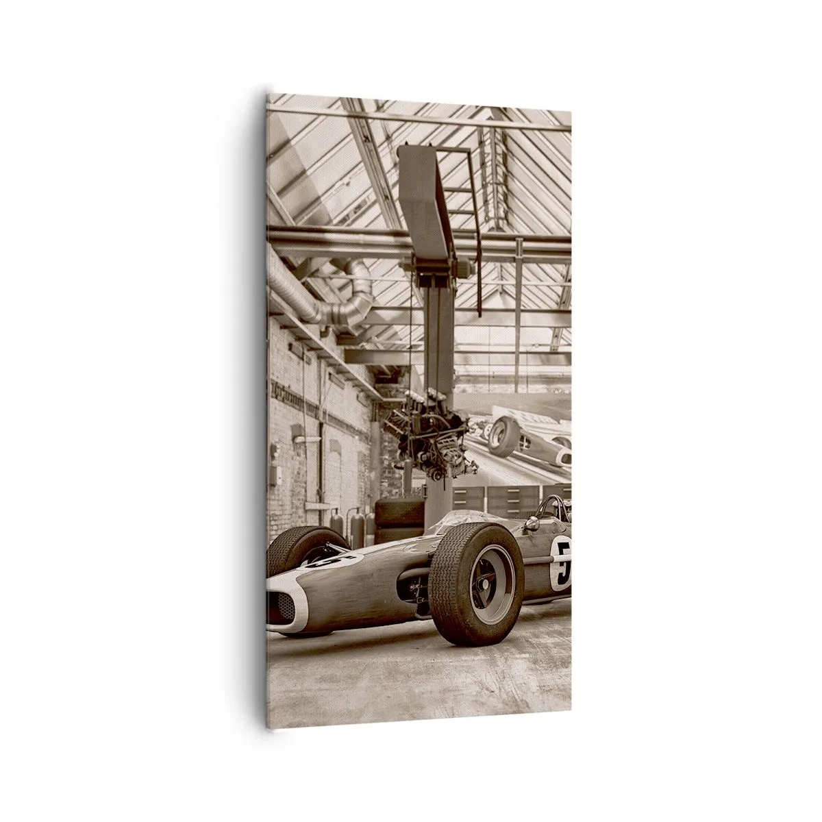 Impression sur toile - Image sur toile - Le repos du guerrier - 65x120 cm