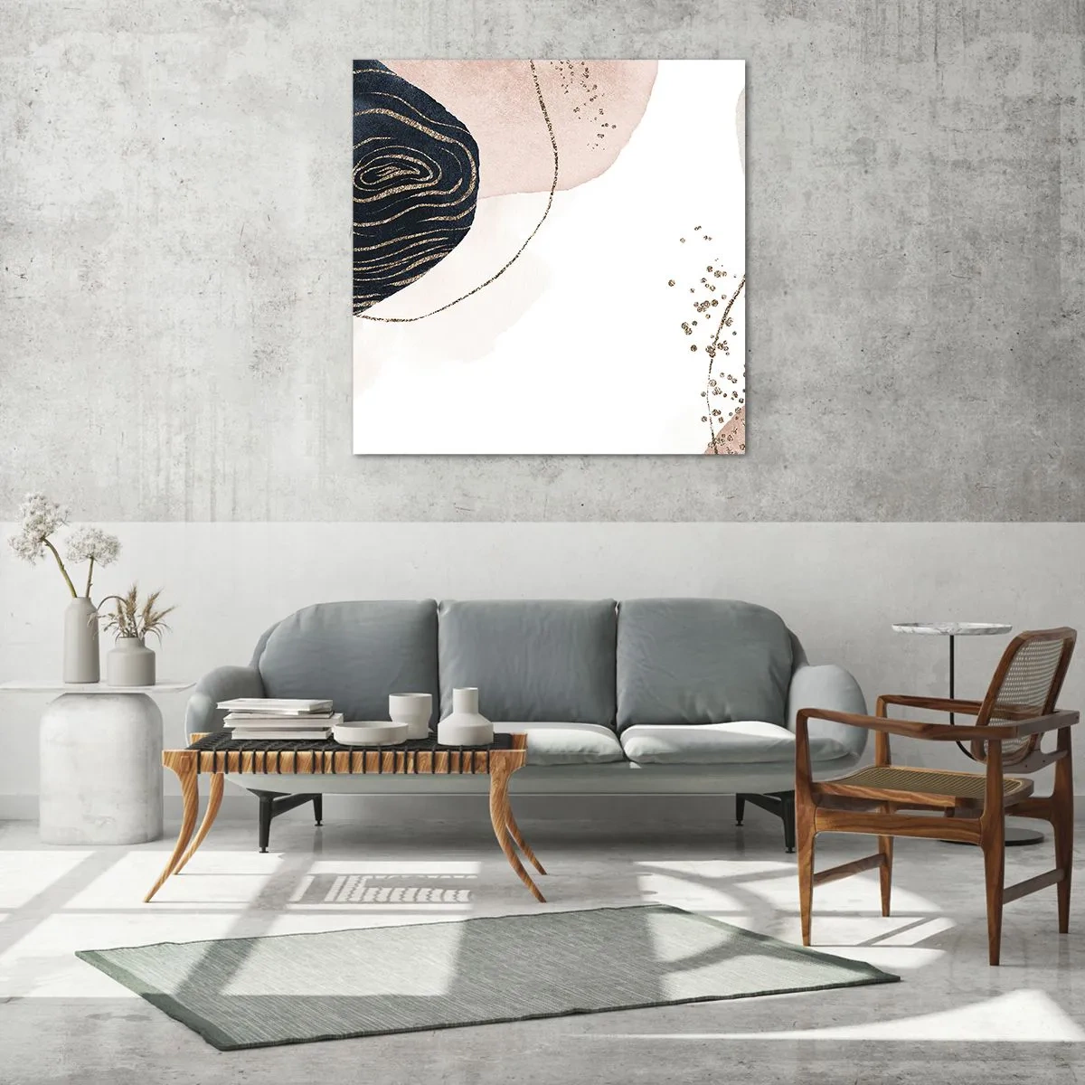 Impression sur verre - Image sur verre - Tout coule - 40x40 cm