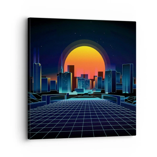 Impression sur toile - Image sur toile - Vous voulez toujours passer au réel ? - 30x30 cm