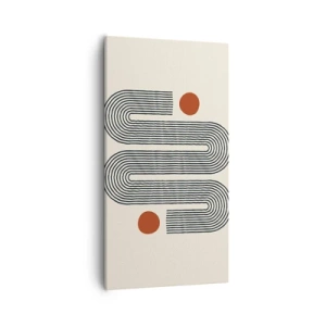 Impression sur toile - Image sur toile - Du début à la fin - 55x100 cm