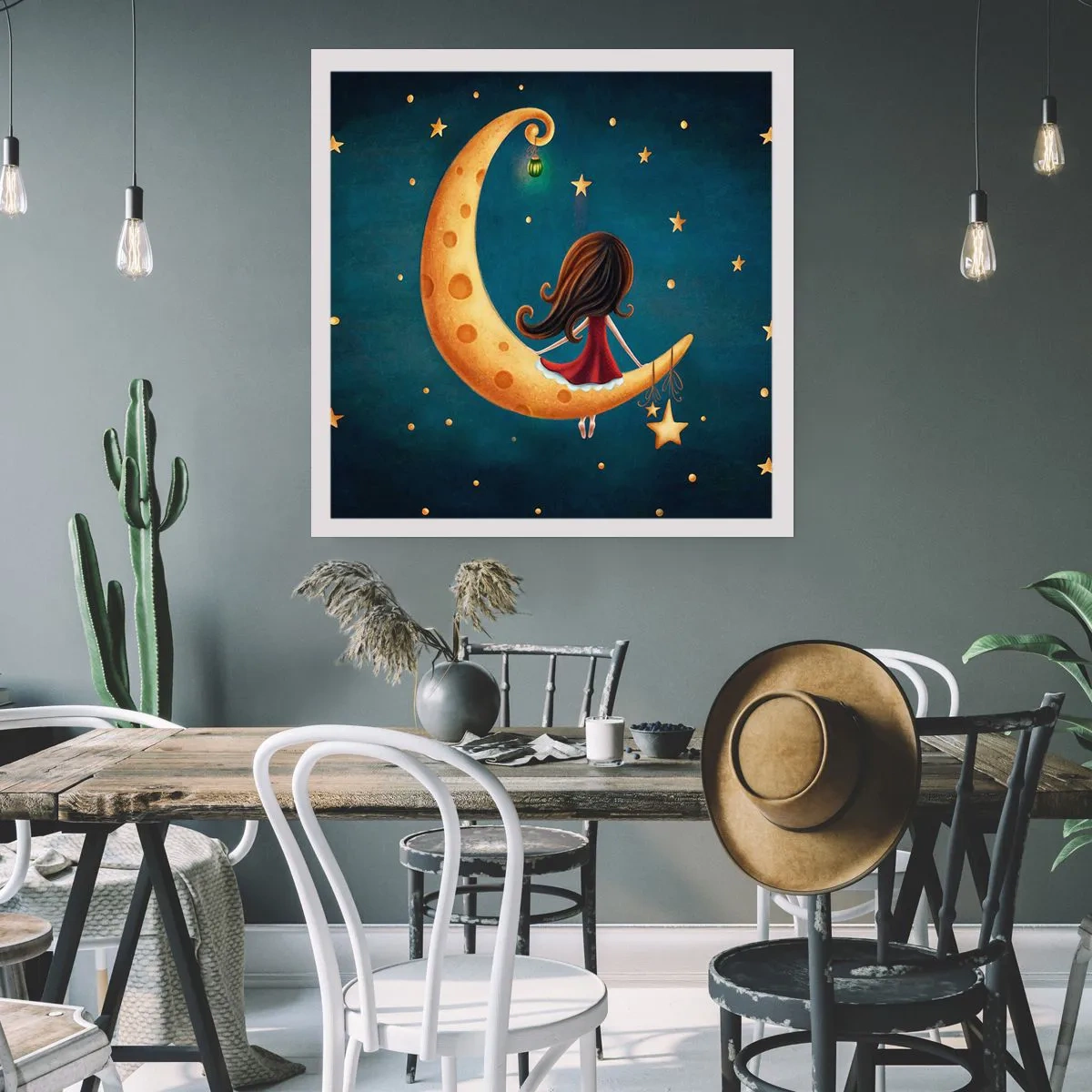 Affiche - Poster - Il était une fois... - 40x40 cm