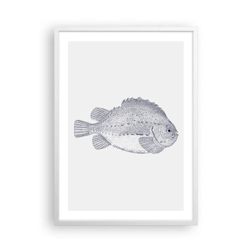 Affiche dans un cadre blanc - Poster - Pour l'album du naturaliste - 50x70 cm