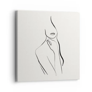 Impression sur toile - Image sur toile - Vague de mélancolie - 30x30 cm