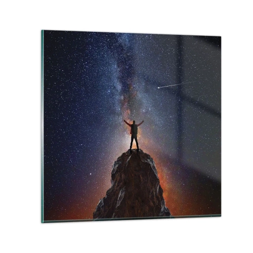 Impression sur verre - Image sur verre - Le force est avec moi! - 30x30 cm