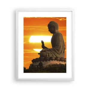 Affiche dans un cadre blanc - Poster - Aucune peur du monde - 40x50 cm