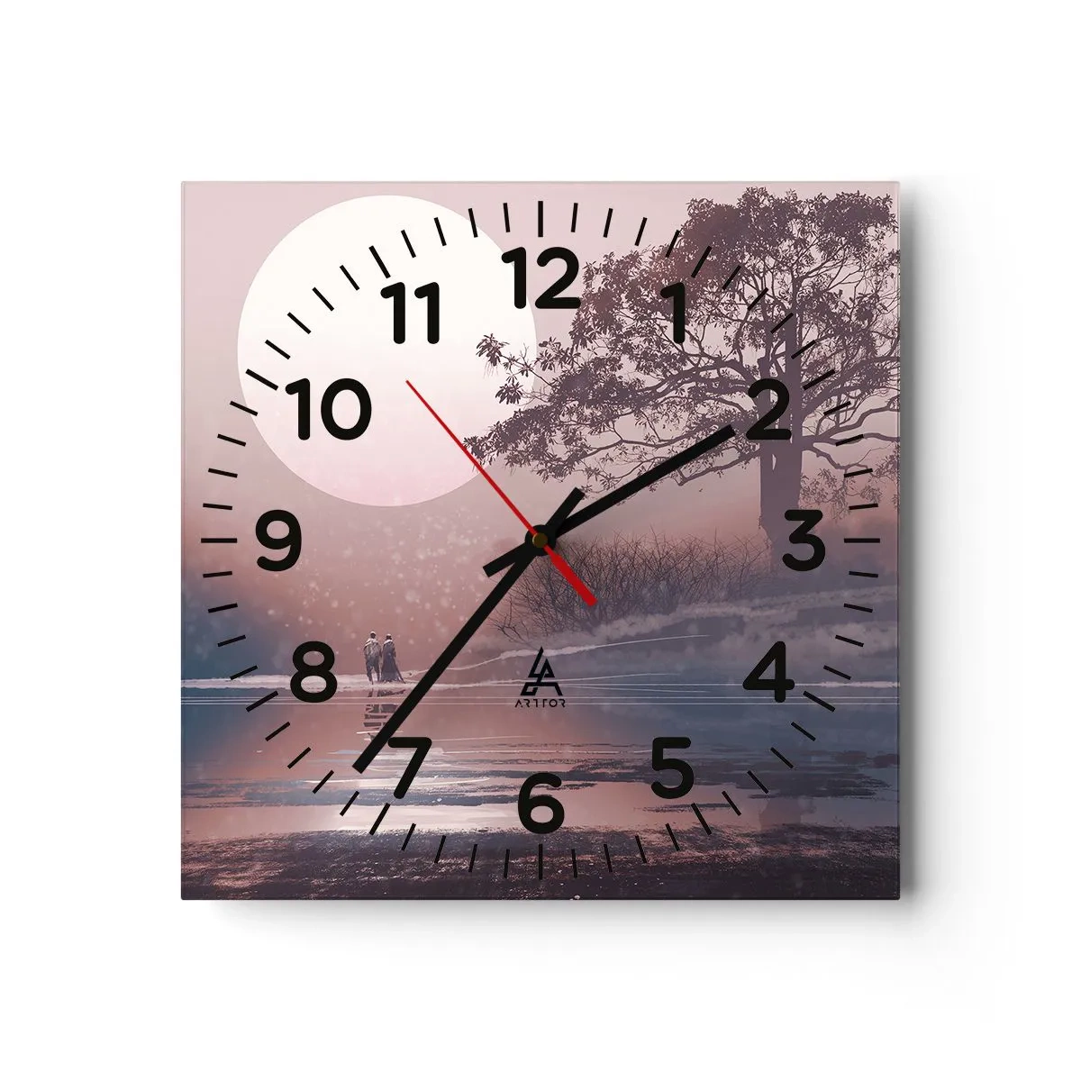 Horloge murale - Pendule murale - Merveilles de la nuit - 40x40 cm