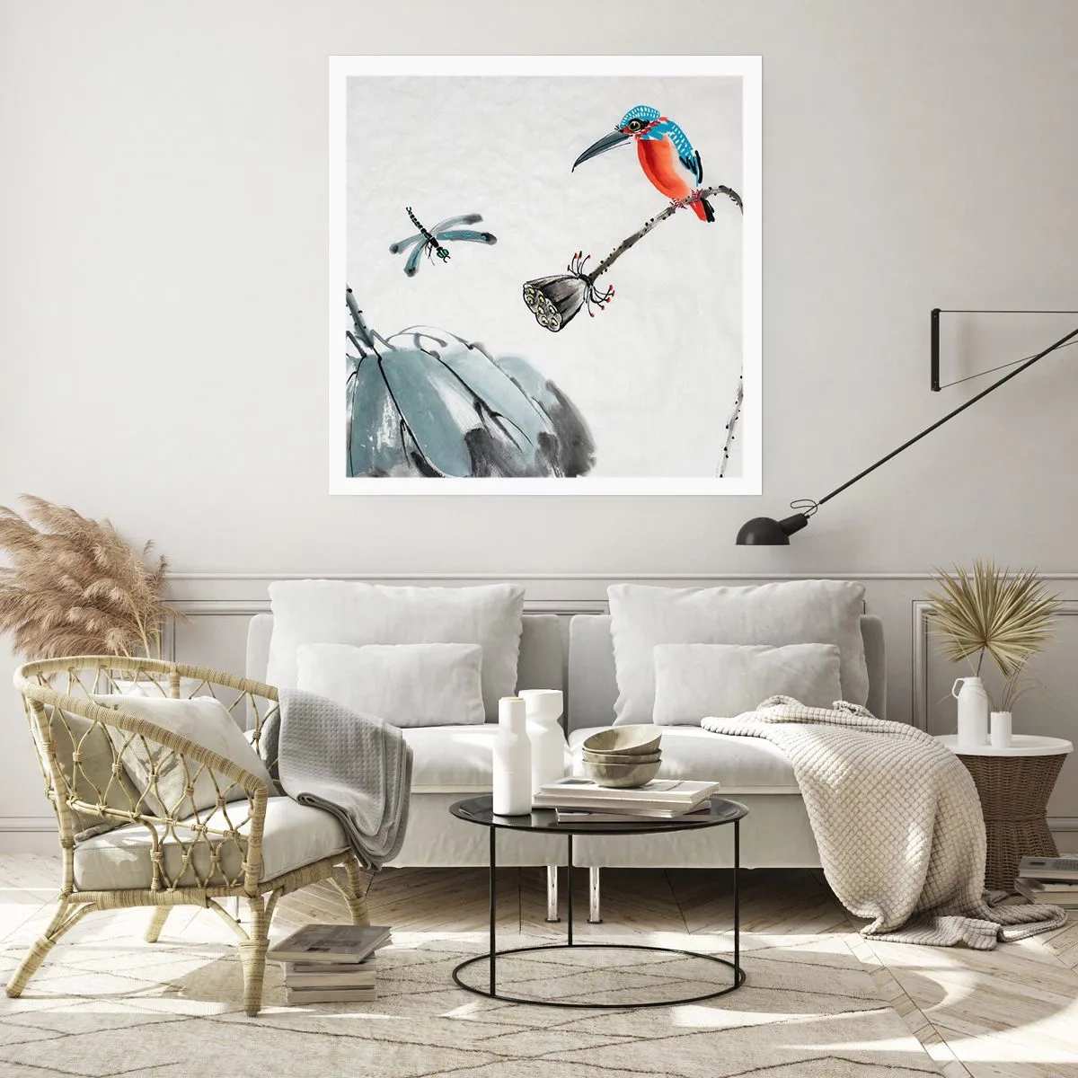 Affiche - Poster - La vie du champ - 30x30 cm