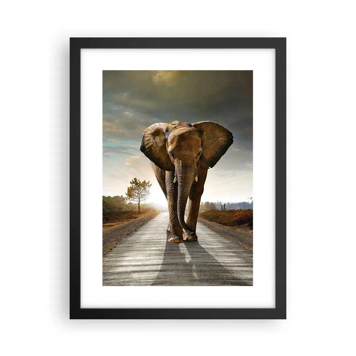 Affiche dans un cadre noir - Poster - Et pas du tout en porcelaine - 30x40 cm