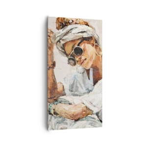 Impression sur toile - Image sur toile - Portrait en plein soleil - 65x120 cm
