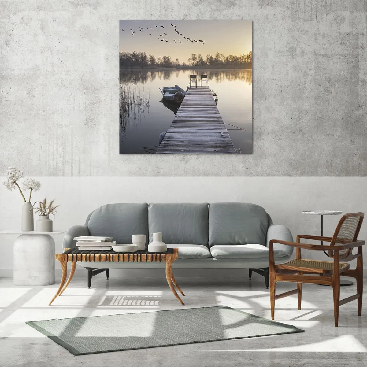 Impression sur verre - Image sur verre - Je reviendrai - 70x70 cm