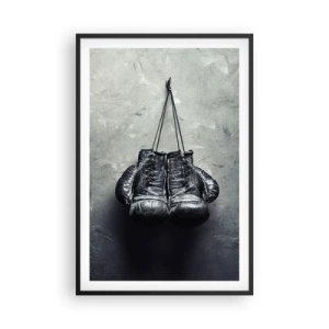 Affiche dans un cadre noir - Poster - Un temps pour se battre et un temps pour la paix - 61x91 cm