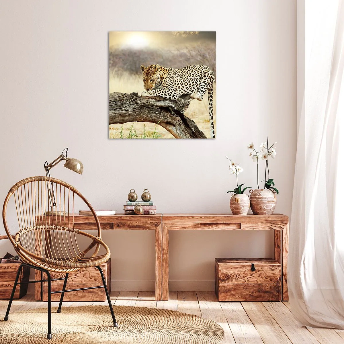 Impression sur toile - Image sur toile - Je suis ma propre route - 30x30 cm