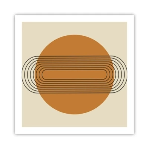 Affiche - Poster - Plan idéal - 60x60 cm