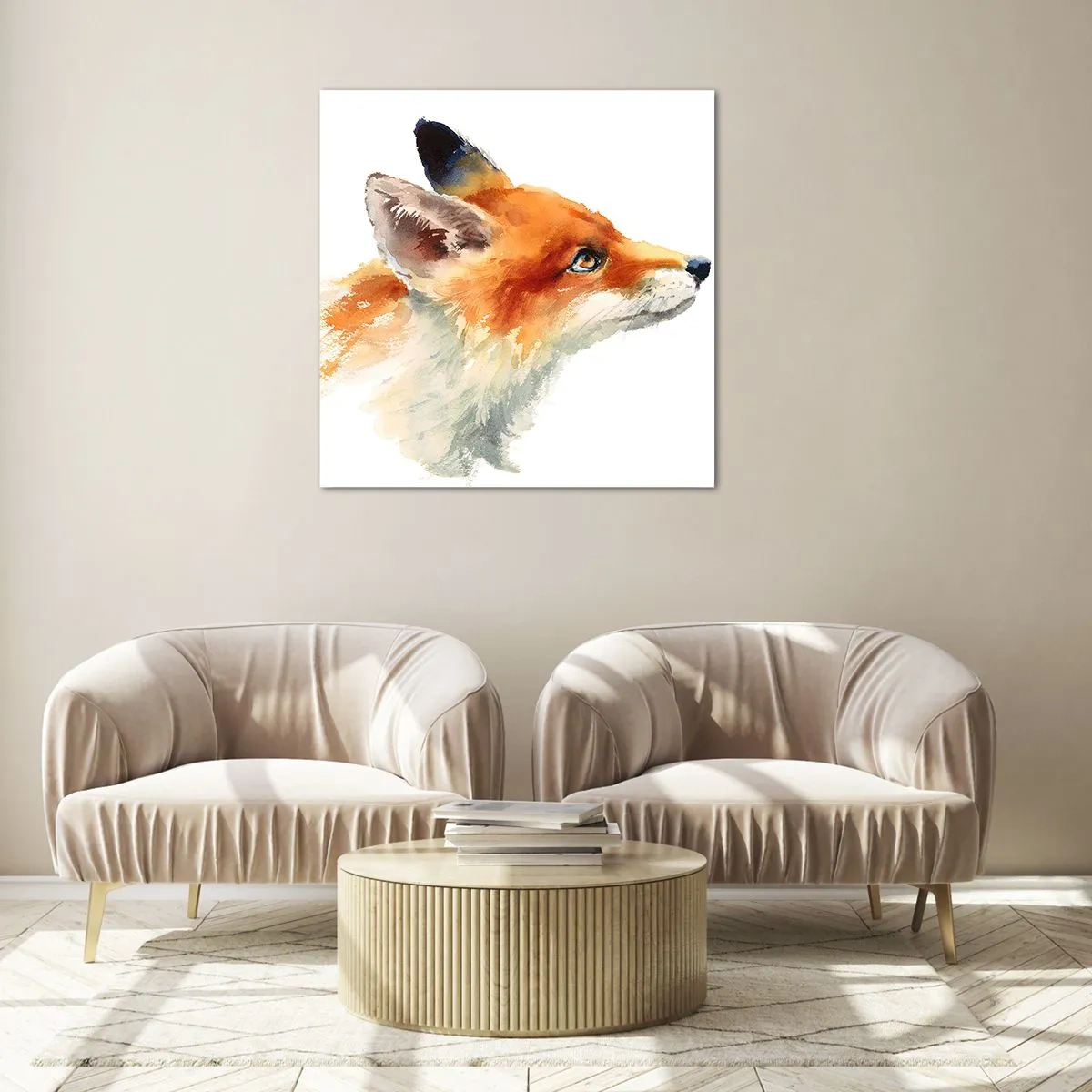 Impression sur verre - Image sur verre - Vous ne pouvez jamais être trop prudent - 30x30 cm