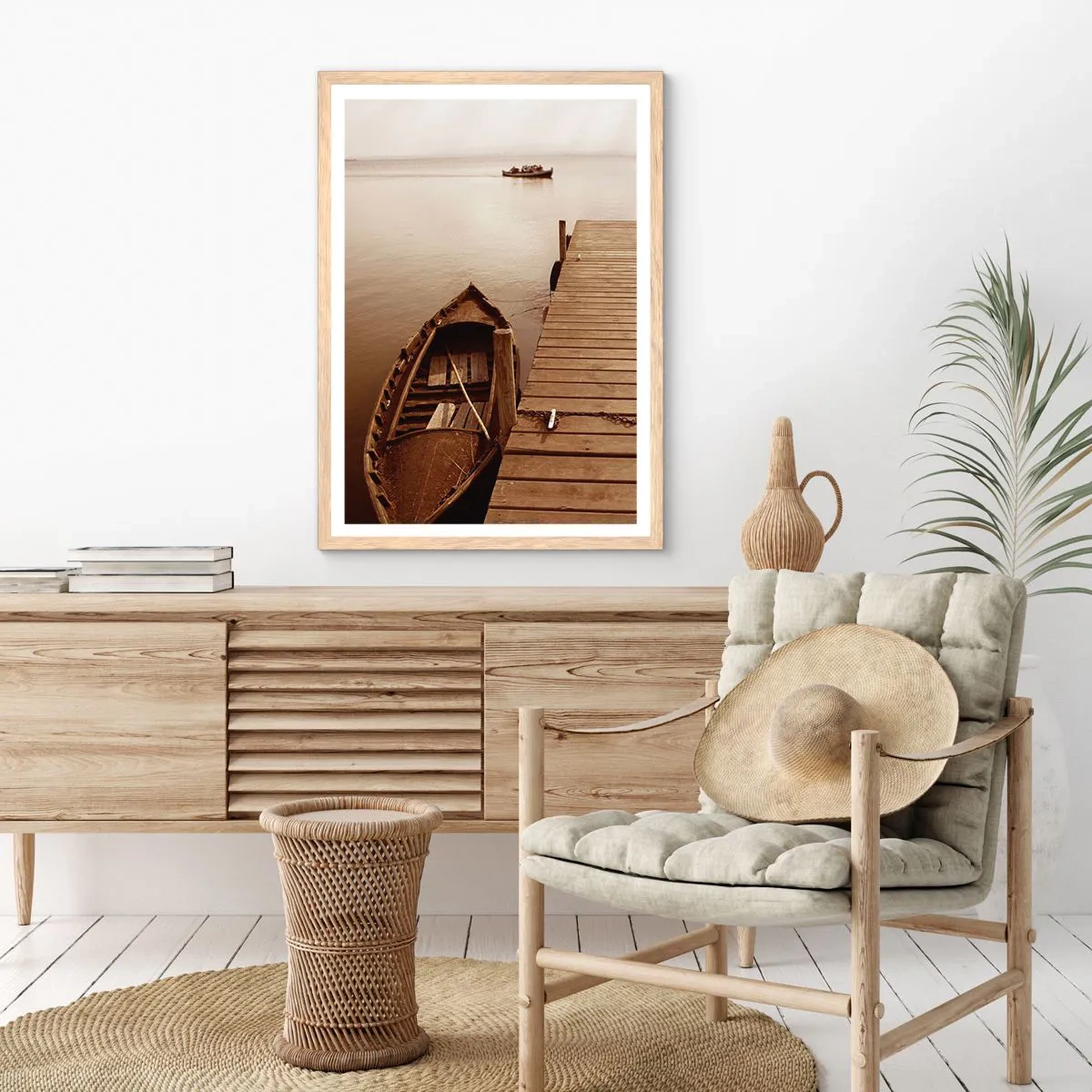 Affiche dans un chêne clair - Poster - Le grand silence - 70x100 cm