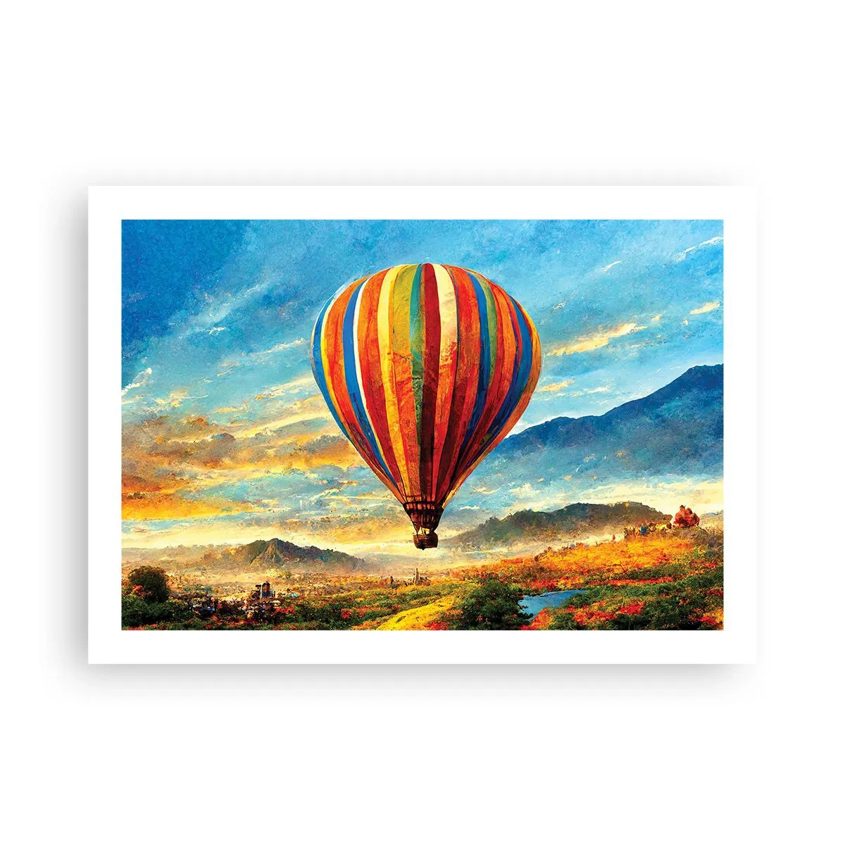 Affiche - Poster - Dans le silence on voit mieux - 70x50 cm