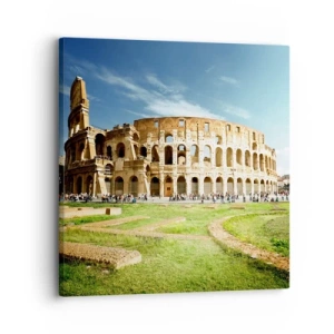 Impression sur toile - Image sur toile - On entend encore la détonation de l'arme - 30x30 cm