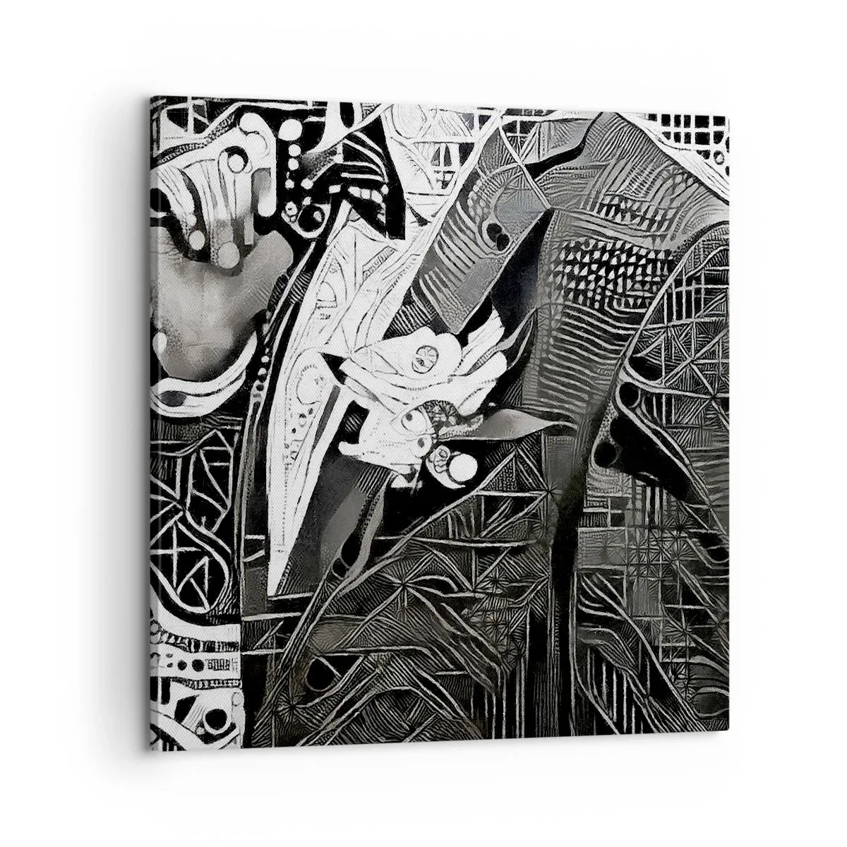 Impression sur toile - Image sur toile - Seulement en apparence un homme froid - 60x60 cm