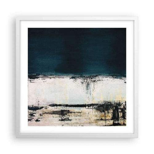 Affiche dans un cadre blanc - Poster - Composition horizontale - 50x50 cm