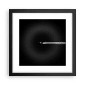 Affiche dans un cadre noir - Poster - Dans une autre dimension - 30x30 cm
