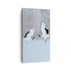 Impression sur toile - Image sur toile - Danse dans le brouillard - 45x80 cm