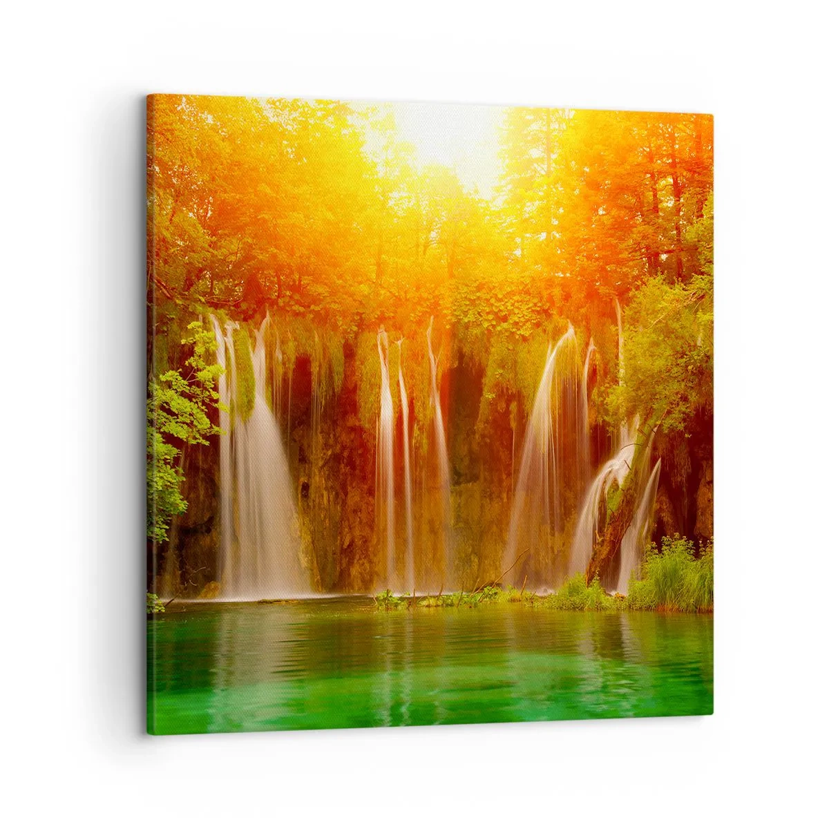 Impression sur toile - Image sur toile - Au soleil et à l'ombre - 50x50 cm