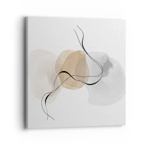 Impression sur toile - Image sur toile - Perles d'air - 40x40 cm