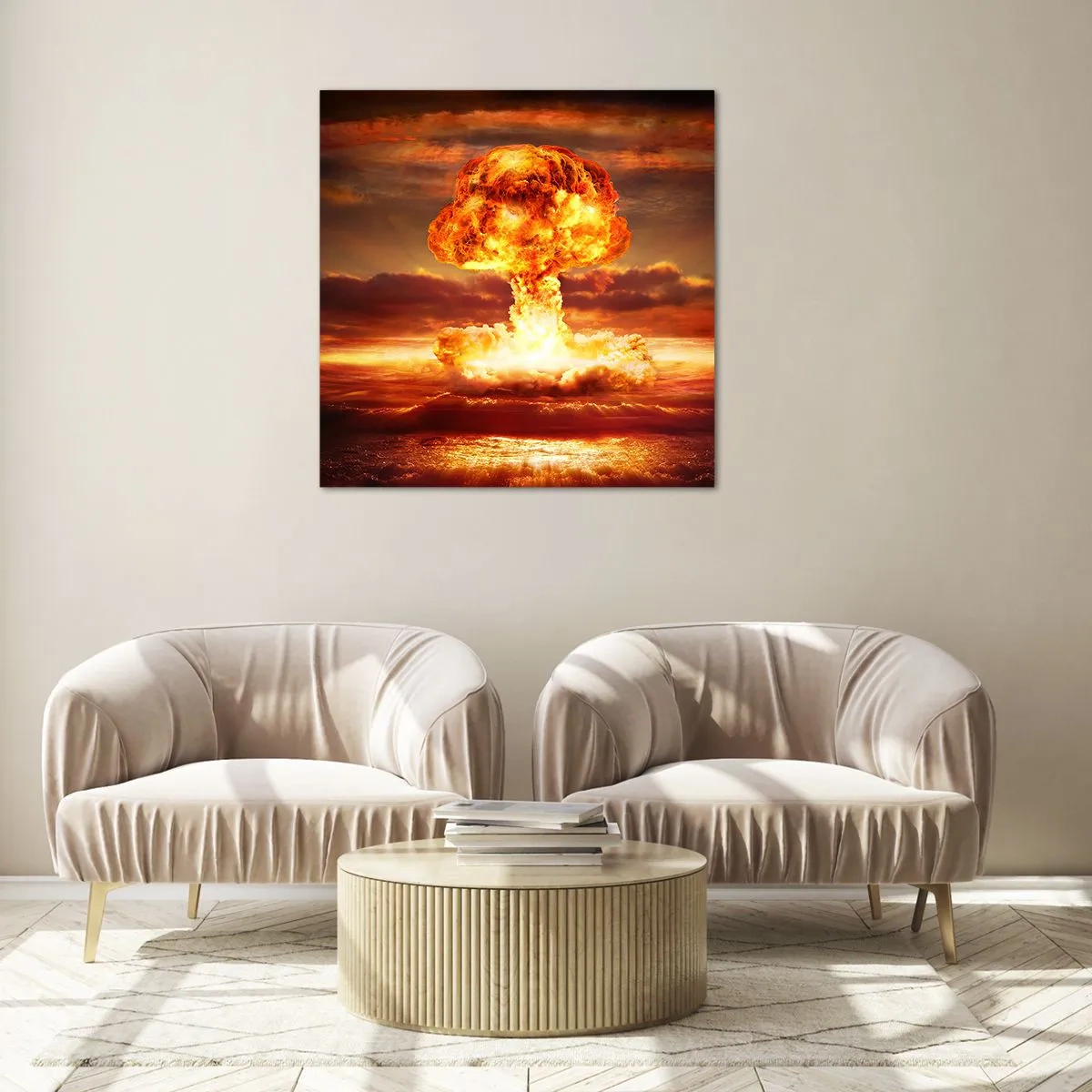 Impression sur verre - Image sur verre - Et la fin viendra - 30x30 cm