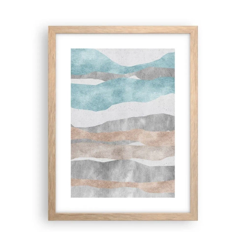 Affiche dans un chêne clair - Poster - Une étude de proximité - 30x40 cm