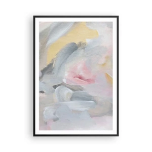 Affiche dans un cadre noir - Poster - Dans un monde pastel - 70x100 cm