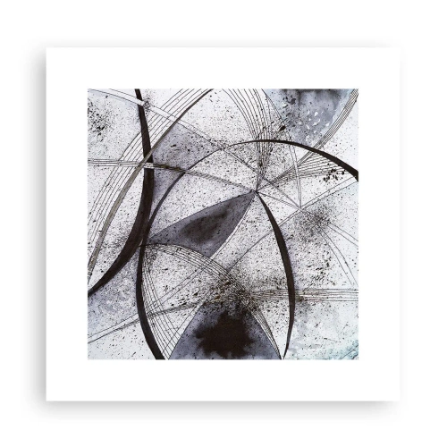 Affiche - Poster - Fantaisie futuriste - 30x30 cm