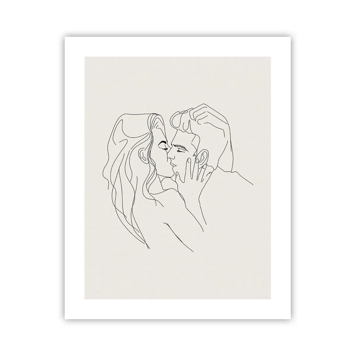 Affiche - Poster - Enlacé de sentiment - 40x50 cm