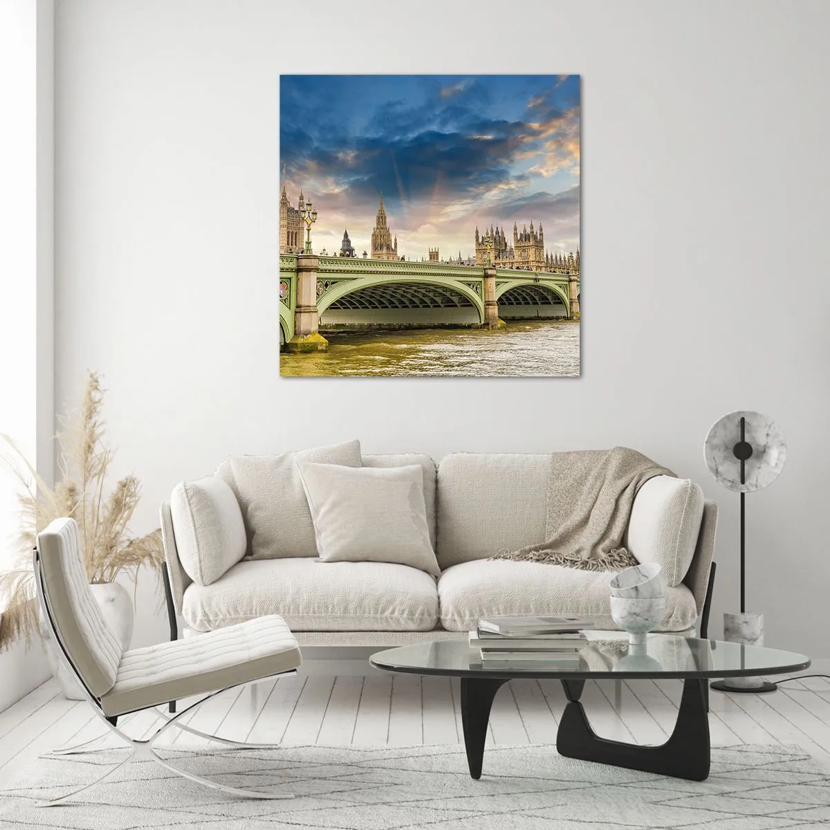 Impression sur verre - Image sur verre - Le temps s'est arrêté dans l'Empire - 60x60 cm