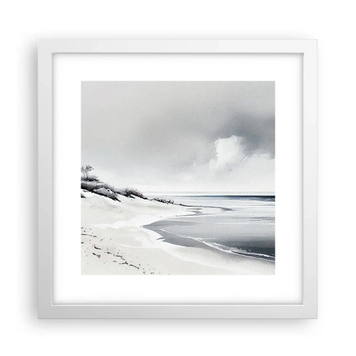 Affiche dans un cadre blanc - Poster - Ensemble depuis toujours - 30x30 cm