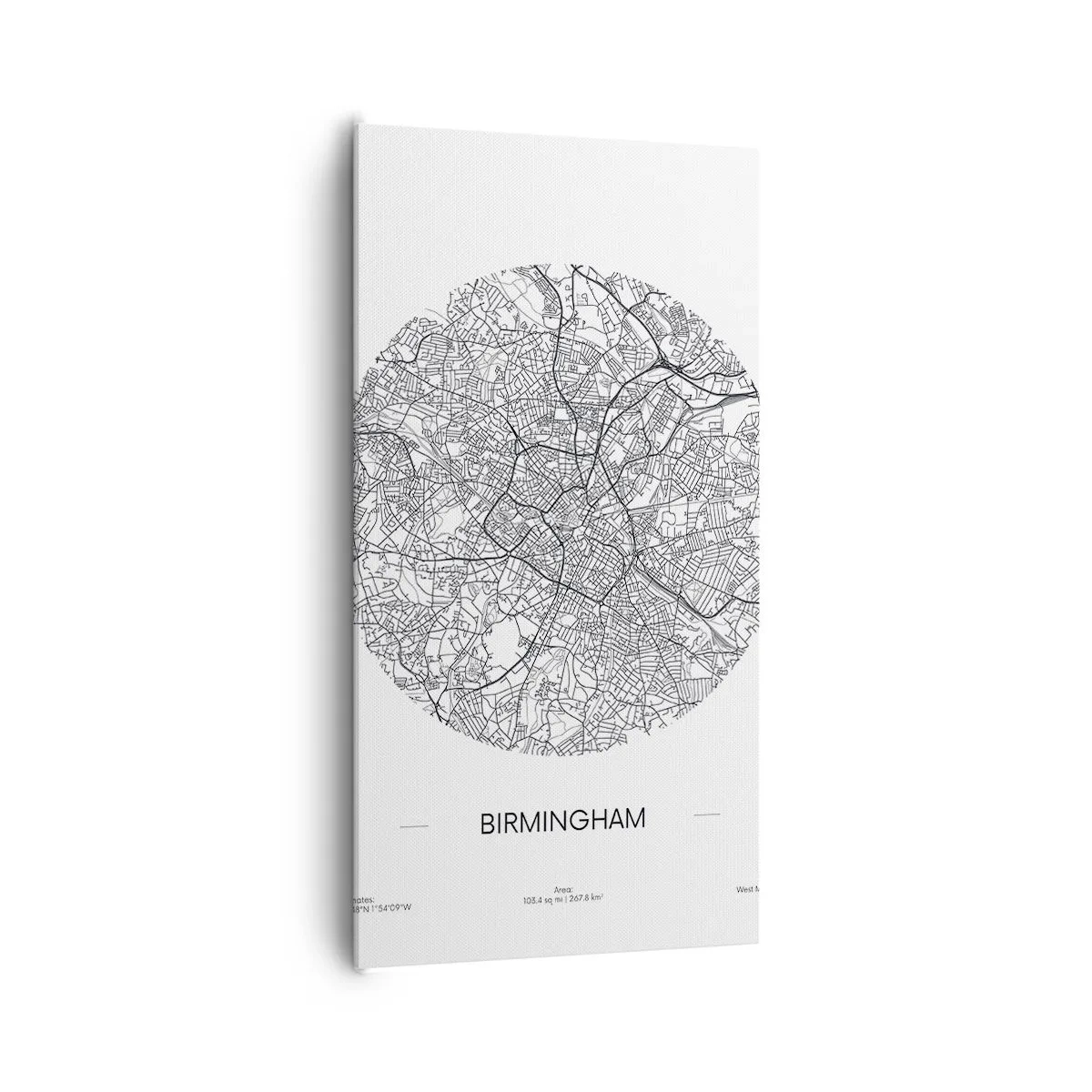 Impression sur toile - Image sur toile - Anatomie de Birmingham - 65x120 cm