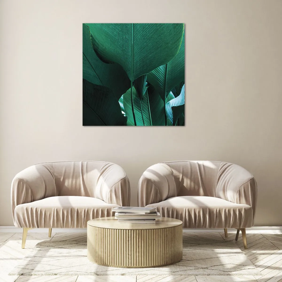 Impression sur verre - Image sur verre - Tourné vers la lumière - 30x30 cm