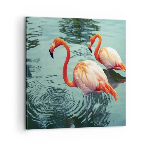 Impression sur toile - Image sur toile - Nous sommes à la mode maintenant - 60x60 cm