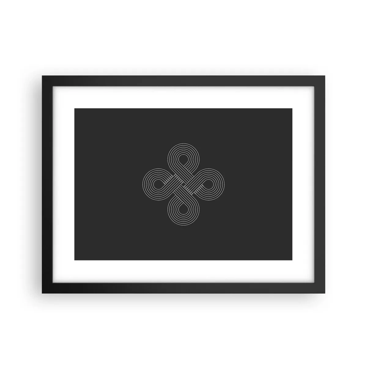Affiche dans un cadre noir - Poster - Dans l'âme celtique - 40x30 cm