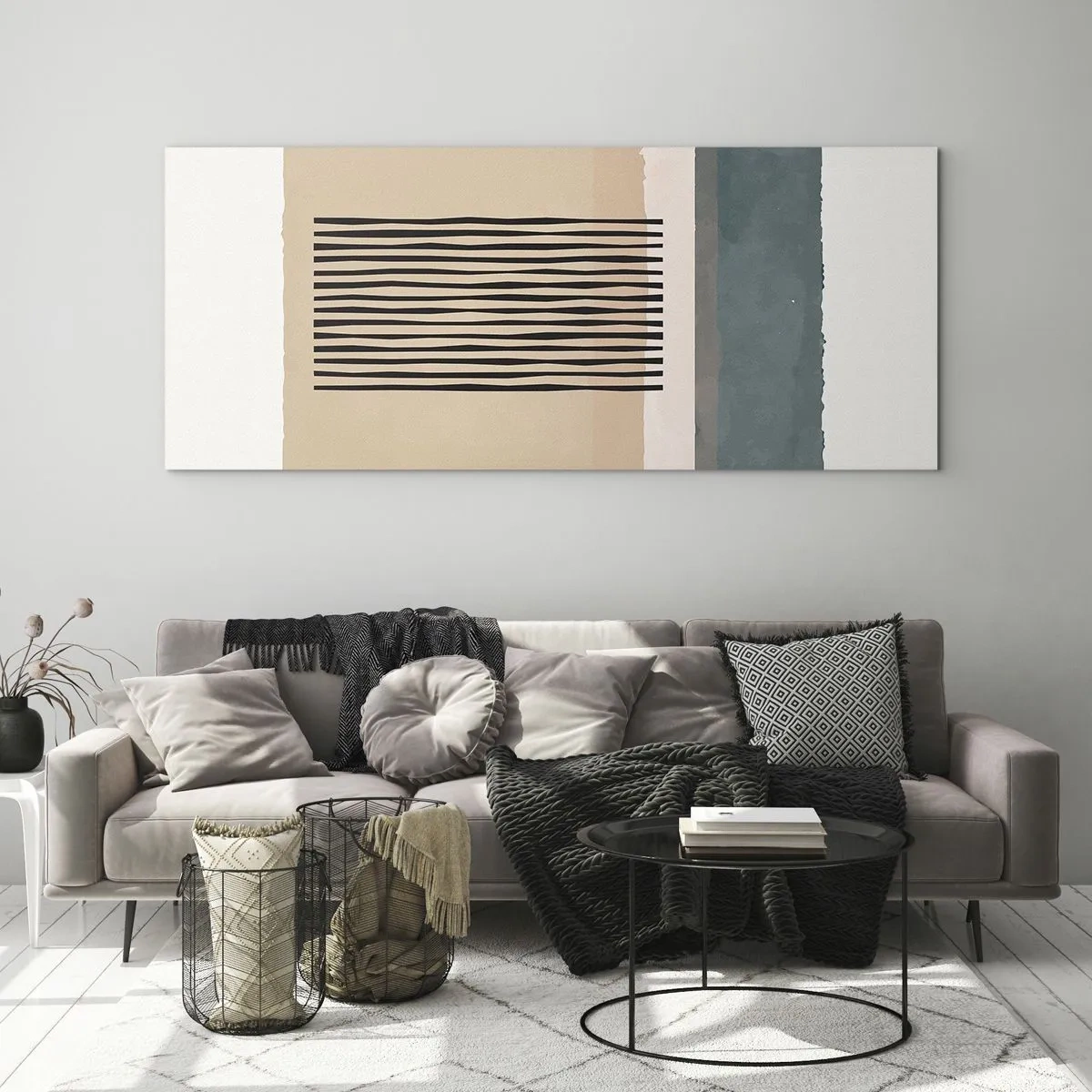 Impression sur verre - Image sur verre - Tout est en ordre - 90x30 cm