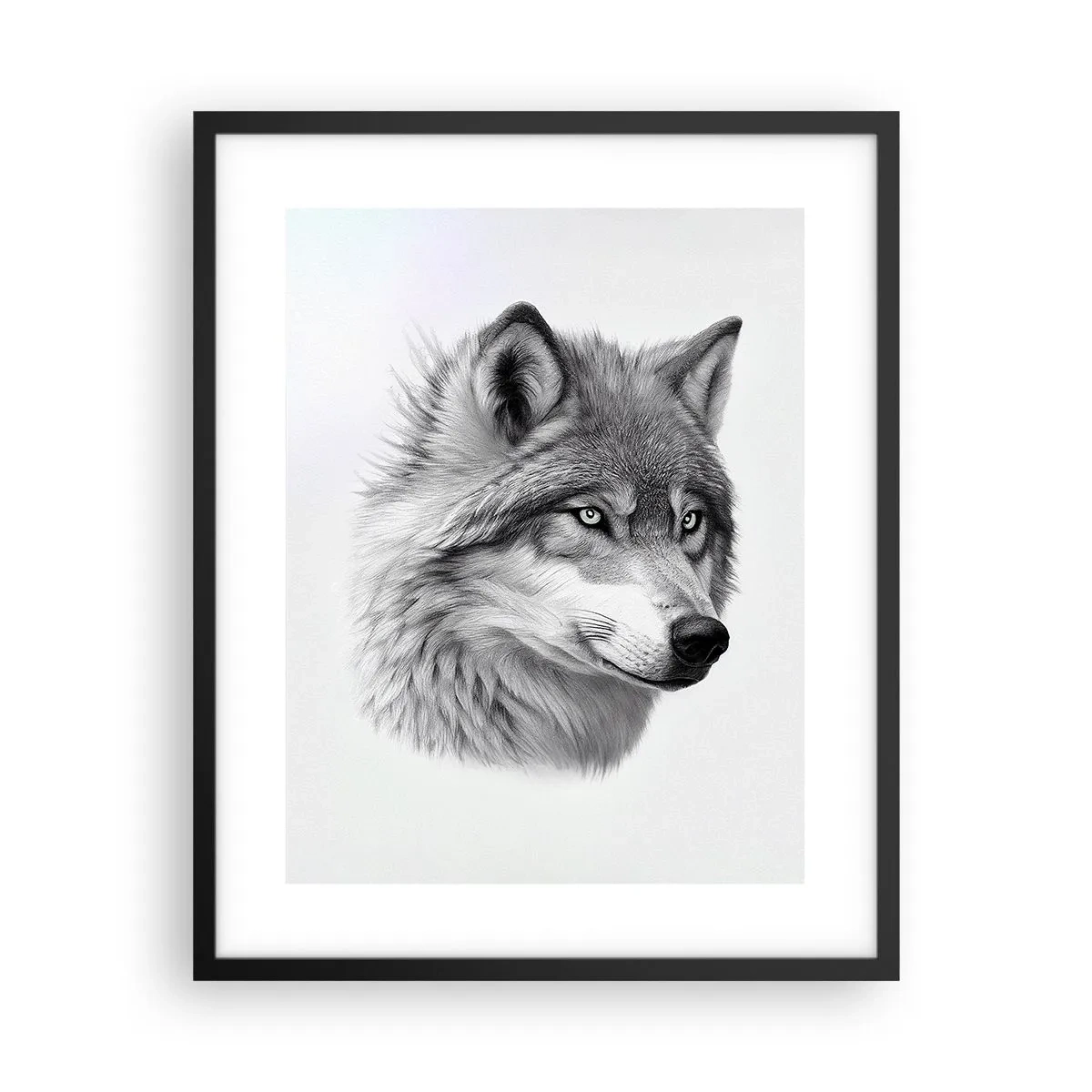 Affiche dans un cadre noir - Poster - Alpha – sans aucun doute - 40x50 cm