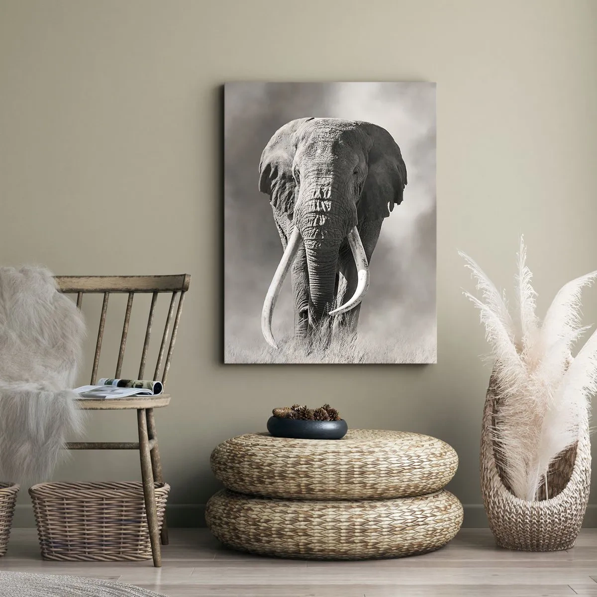 Impression sur toile - Image sur toile - Patriarche africain - 80x120 cm