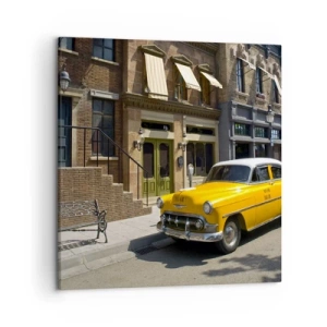 Impression sur toile - Image sur toile - Il y a longtemps en Amérique - 50x50 cm