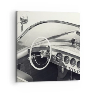 Impression sur toile - Image sur toile - Temps pour riche - 70x70 cm