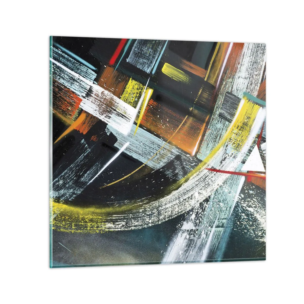 Impression sur verre - Image sur verre - L'énergie du mouvement - 60x60 cm