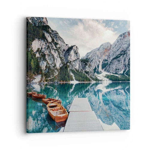 Impression sur toile - Image sur toile - On va te montrer la beauté - 30x30 cm