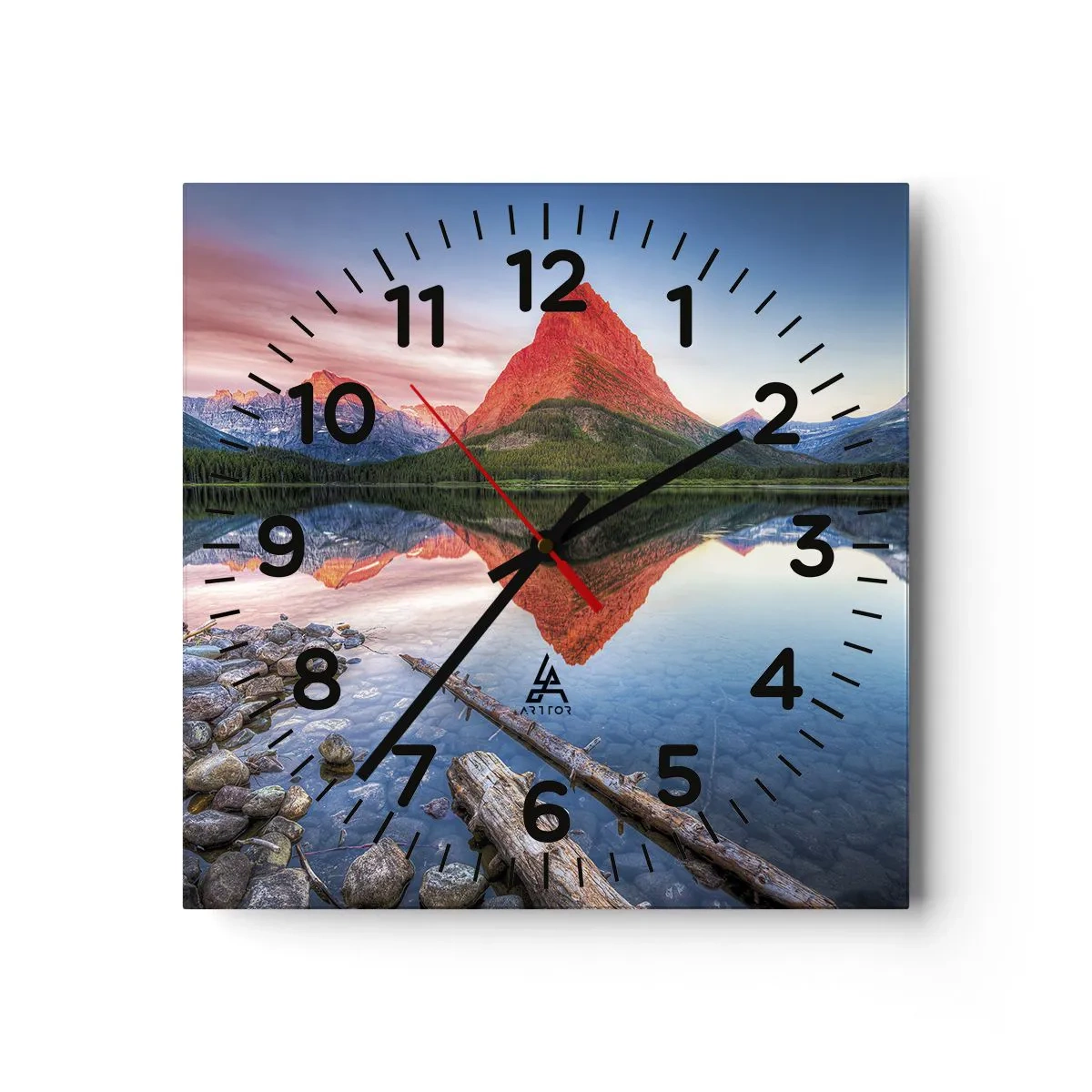 Horloge murale - Pendule murale - Chaleur et fraicheur - 30x30 cm