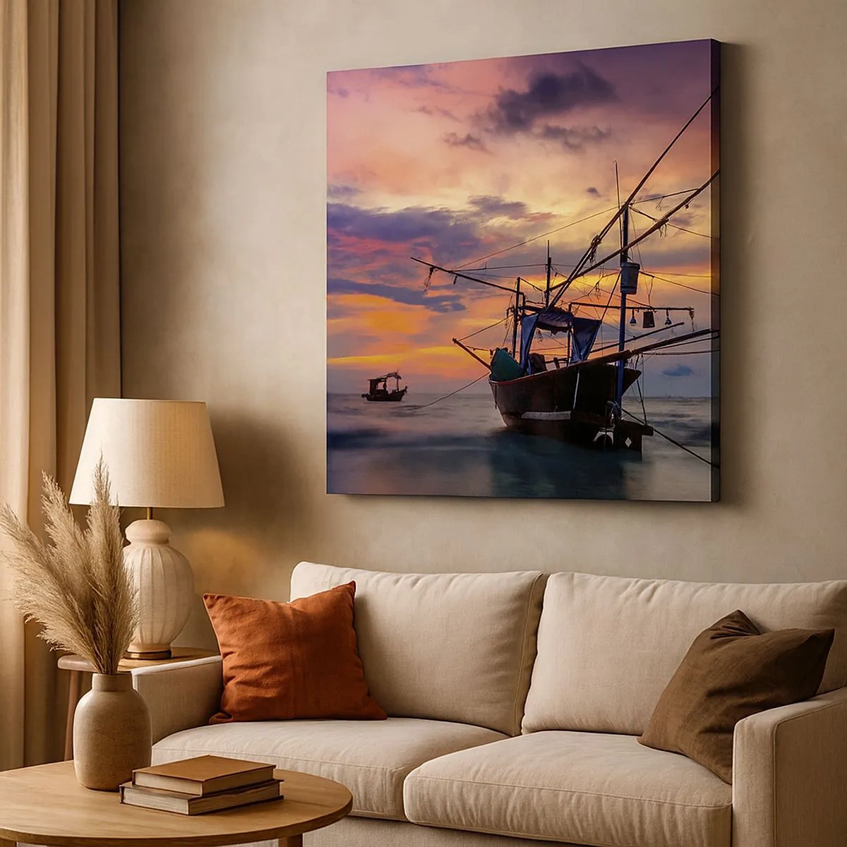 Impression sur toile - Image sur toile - Soirée exotique - 30x30 cm