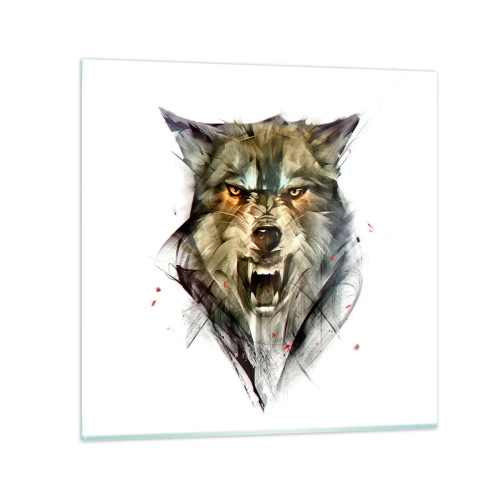 Impression sur verre - Image sur verre - Pas un pas ! - 30x30 cm